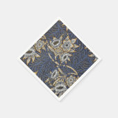 William Morris Tulip und Willow Floral Pattern Serviette (Ecke)