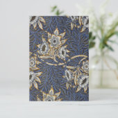 William Morris Tulip und Willow Print Card Dankeskarte (Stehend Vorderseite)