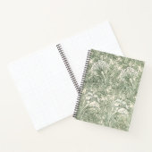 William Morris Tulip Wallpaper Classic Green Notizblock (Innenseite)