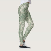 william morris tulip wallpaper textile green leggings (Rechts)