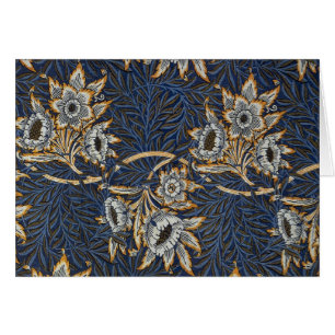 William Morris Tulip Willow Blue Muster