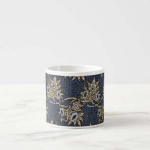 William Morris Tulip Willow Blue Muster Espressotasse