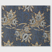 William Morris Tulip Willow Blue Muster Geschenkpapier (Flach)
