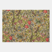 William Morris Tulip Willow Blue Muster Geschenkpapier Set (Vorderseite 3)