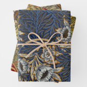William Morris Tulip Willow Blue Muster Geschenkpapier Set (Beispiel)