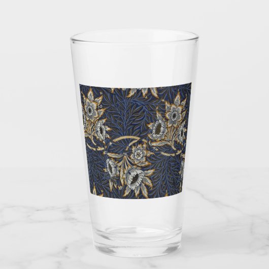 William Morris Tulip Willow Blue Muster Glas (Vorderseite)