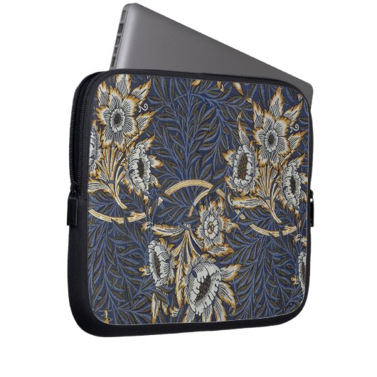 William Morris Tulip Willow Blue Muster Laptopschutzhülle (Vorne Rechts)
