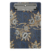 William Morris Tulip Willow Blue Muster Mini Klemmbrett (Vorderseite)