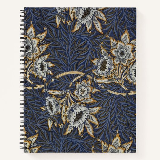 William Morris Tulip Willow Blue Muster Notizblock (Vorderseite)