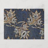 William Morris Tulip Willow Blue Muster Postkarte (Vorderseite)