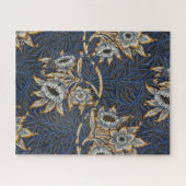 William Morris Tulip Willow Blue Muster Puzzle (Horizontal)
