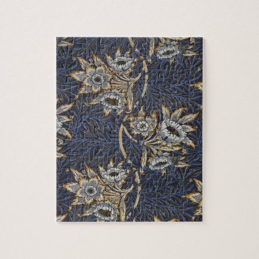 William Morris Tulip Willow Blue Muster Puzzle (Vertikal)