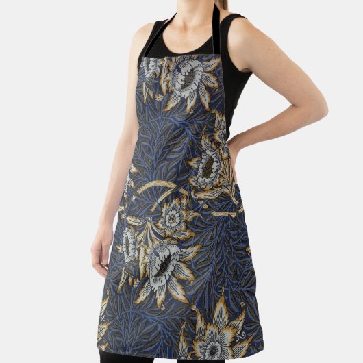 William Morris Tulip Willow Blue Muster Schürze (InSitu)