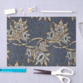 William Morris Tulip Willow Blue Muster Seidenpapier (Handwerk)