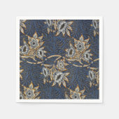 William Morris Tulip Willow Blue Muster Serviette (Vorderseite)