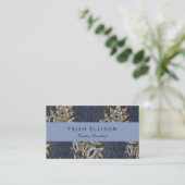 William Morris Tulip Willow Blue Muster Visitenkarte (Stehend Vorderseite)