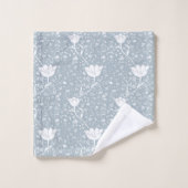 William Morris Tulips in weißem Muster Badhandtuch Set (Waschlappen)