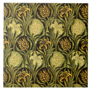 William Morris Tulips & Lilies Carpet Rug Classic Fliese