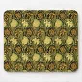 William Morris Tulips & Lilies Carpet Rug Classic Mousepad (Vorne)