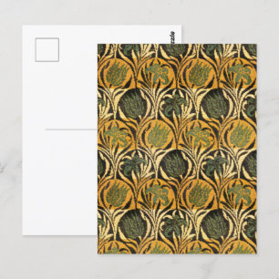 William Morris Tulips & Lilies Carpet Rug Classic Postkarte