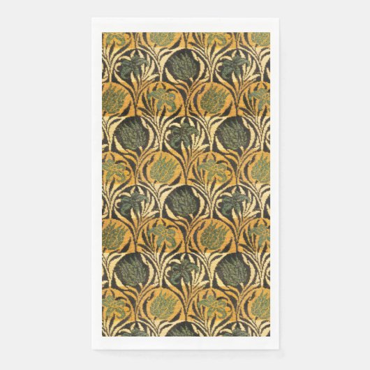 William Morris Tulips & Lilies Carpet Rug Classic Serviette (Vorderseite)