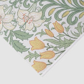 William Morris - Tulips & Lilies Floral Pattern Seidenpapier (Ausschnitt)