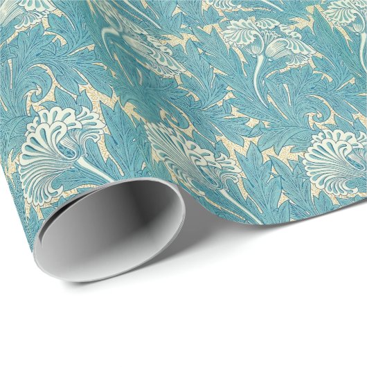 William Morris-Tulpe Geschenkpapier (Rolleneckpunkt)