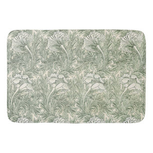 William Morris Tulpe Tapete grün Badematte