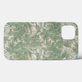 William Morris Tulpe Tapete grün Case-Mate iPhone Hülle (Rückseite (Horizontal))