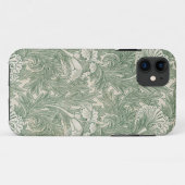 William Morris Tulpe Tapete grün Case-Mate iPhone Hülle (Rückseite (Horizontal))