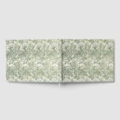 William Morris Tulpe Tapete grün Gästebuch (Voll)