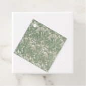 William Morris Tulpe Tapete grün Geschenkanhänger (Beispiel)