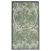 William Morris Tulpe Tapete grün Kleine Geschenktüte (Rückseite)