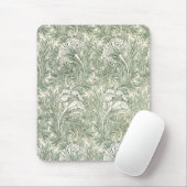 William Morris Tulpe Tapete grün Mousepad (Mit Mouse)