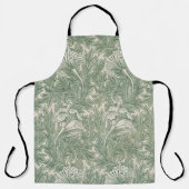William Morris Tulpe Tapete grün Schürze (Vorderseite)