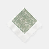 William Morris Tulpe Tapete grün Serviette (Ecke)