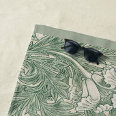 William Morris Tulpe Tapete grün Strandtuch (Beispiel)