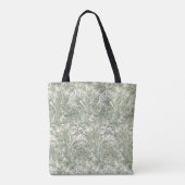 William Morris Tulpe Tapete grün Tasche (Rückseite)