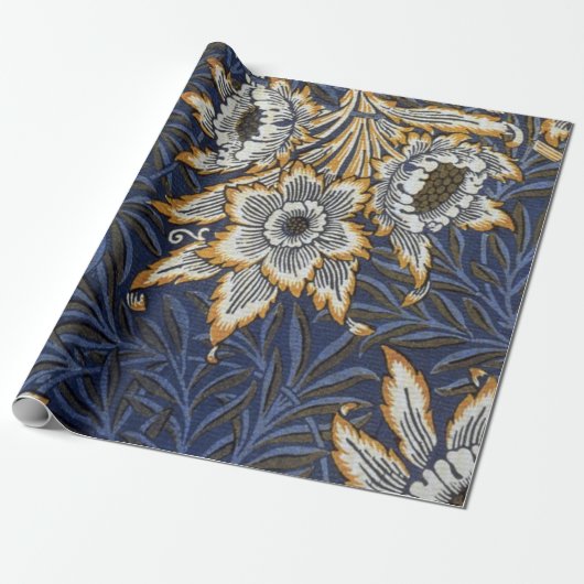 William Morris Tulpe und Weide Geschenkpapier (Ungerollt)