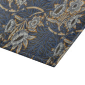 William Morris Tulpe und Weide Tapetenmuster Schneidebrett (Ecke)