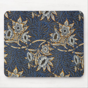 William Morris Tulpe Weidenmuster Blaue Flora Mousepad