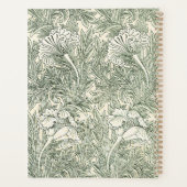 William Morris Tulpen-Wallpaper Klassisches Grün Planer (Rückseite)