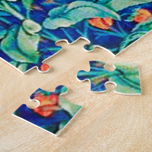 William Morris "Two Hares" im Wald Puzzle (Seite)