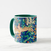 William Morris "Two Hares" Wild Rabbits Print Tasse (Vorderseite Links)