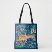 William Morris "Two Hares" - Wilde Kanbits Tasche (Vorderseite)