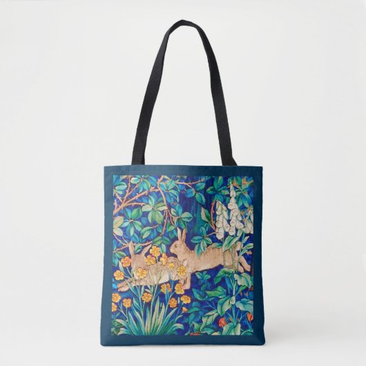 William Morris "Two Hares" - Wilde Kanbits Tasche (Vorderseite)
