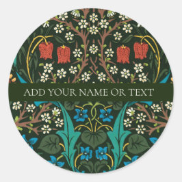 WILLIAM MORRIS UMSCHLAG AUFKLEBER MIT TULIP PATTER