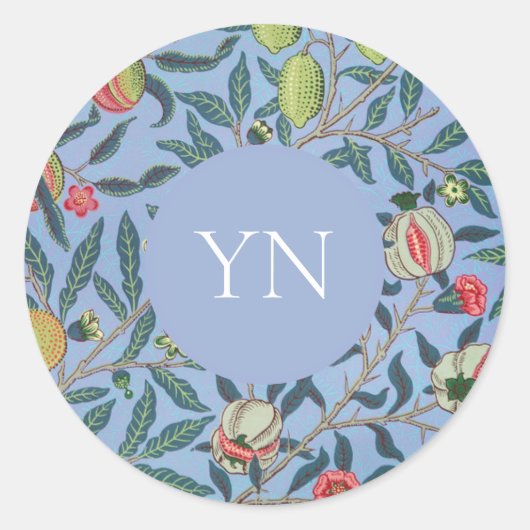 WILLIAM MORRIS UMSCHLAG AUFKLEBER POMEGRANATE PATT (Vorderseite)