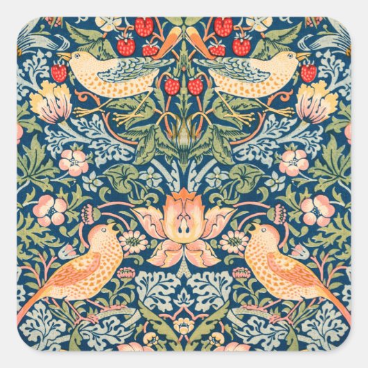 WILLIAM MORRIS UMSCHLAG AUFKLEBER "STRAWBERRY THIE (Vorderseite)