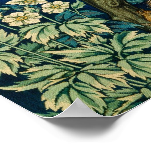 William Morris und John Henry Dearles Pheasant Poster (Ecke)